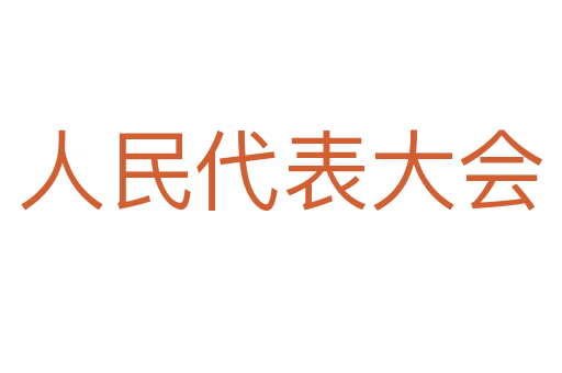 人民代表大会