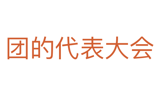 团的代表大会