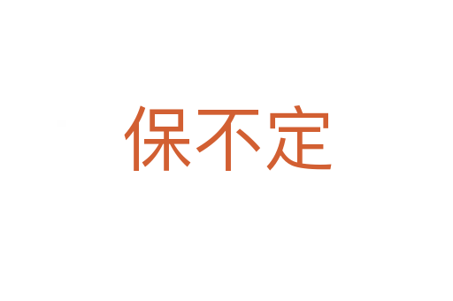 保不定