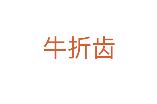 牛折齿