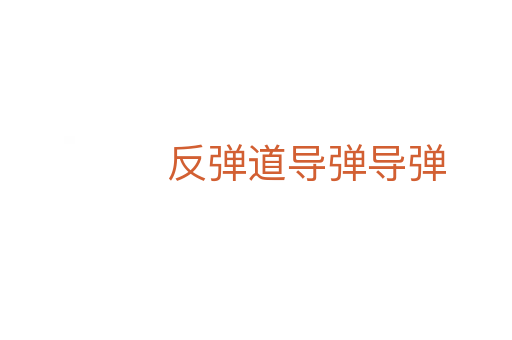 反弹道导弹导弹