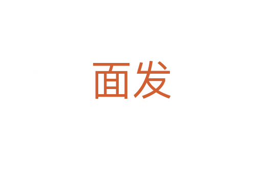 面发