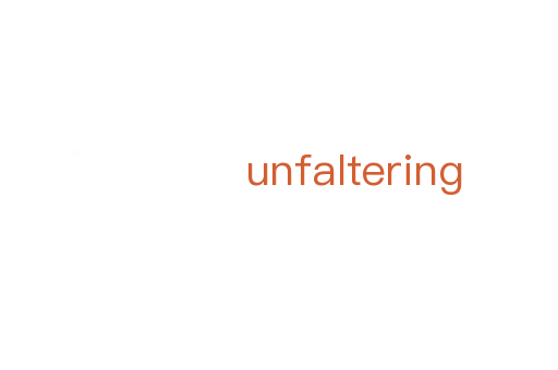 unfaltering