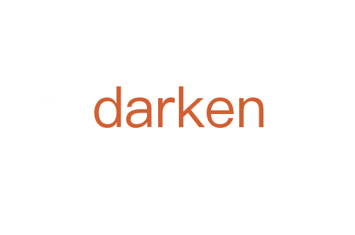darken