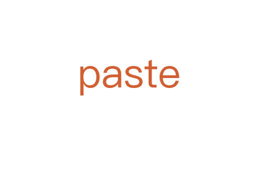 paste