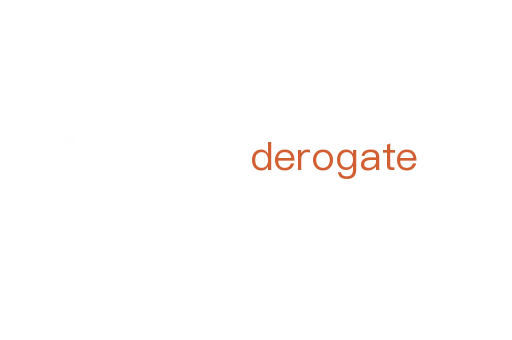 derogate