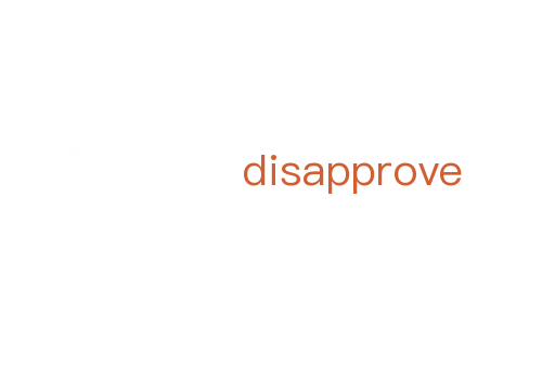 disapprove