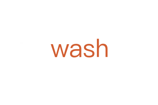 wash
