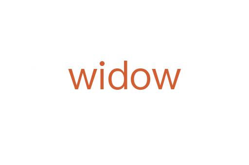 widow