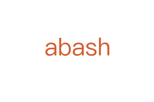 abash