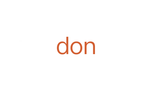 don