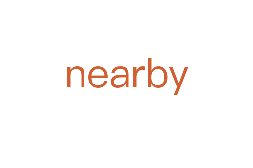 nearby