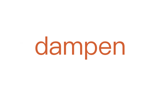 dampen